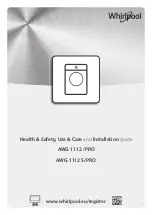 Whirlpool Omnia Commercial 6th Sense AWG 1112 S/PRO Health & Safety, Use & Care And Installation Manual предпросмотр