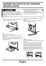 Preview for 34 page of Whirlpool Omnia Commercial 6th Sense AWG 1112 S/PRO Health & Safety, Use & Care And Installation Manual