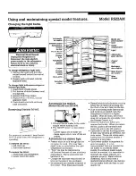 Предварительный просмотр 6 страницы Whirlpool OR-069 Care Manual