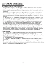 Preview for 4 page of Whirlpool PACB212HP Instructions For Use Manual