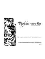 Whirlpool Personal Valet PVBC600LY Use & Care Manual preview