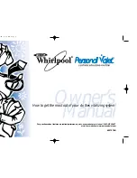 Preview for 1 page of Whirlpool Personal Valet PVBC600LY0 User Manual