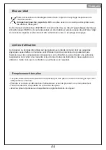 Preview for 11 page of Whirlpool PM05016 Installation And Use Instructions Manual