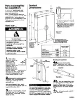 Preview for 3 page of Whirlpool PVWN600 Series Installation Instructions