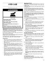 Preview for 11 page of Whirlpool R4BS245 Use And Care Manual