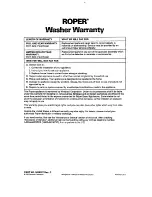 Предварительный просмотр 20 страницы Whirlpool RAC4244A User Manual