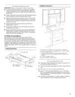 Предварительный просмотр 5 страницы Whirlpool RANGE HOOD UXT2030AY Installation Instructions And Use & Care Manual