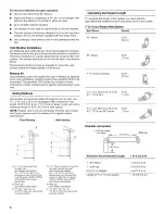 Предварительный просмотр 6 страницы Whirlpool RANGE HOOD UXT2030AY Installation Instructions And Use & Care Manual