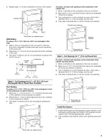 Предварительный просмотр 9 страницы Whirlpool RANGE HOOD UXT2030AY Installation Instructions And Use & Care Manual