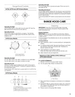 Предварительный просмотр 13 страницы Whirlpool RANGE HOOD UXT2030AY Installation Instructions And Use & Care Manual