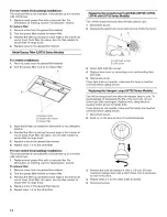 Предварительный просмотр 14 страницы Whirlpool RANGE HOOD UXT2030AY Installation Instructions And Use & Care Manual