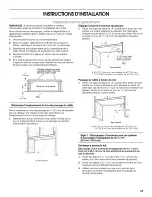 Предварительный просмотр 25 страницы Whirlpool RANGE HOOD UXT2030AY Installation Instructions And Use & Care Manual