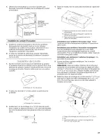 Предварительный просмотр 27 страницы Whirlpool RANGE HOOD UXT2030AY Installation Instructions And Use & Care Manual