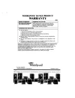 Предварительный просмотр 20 страницы Whirlpool RB2200XV Use & Care Manual