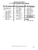 Предварительный просмотр 4 страницы Whirlpool RBD245PDB12 Parts List