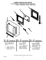 Предварительный просмотр 5 страницы Whirlpool RBD245PDB12 Parts List