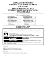 Preview for 1 page of Whirlpool RBD245PR Installation Instructions Manual