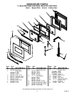 Предварительный просмотр 4 страницы Whirlpool RBS275PRB00 Oven Parts