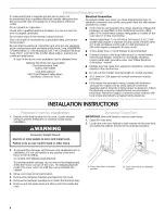 Preview for 4 page of Whirlpool RBS275PRS Installation Instructions Manual