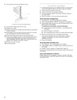 Preview for 8 page of Whirlpool RBS275PRS Installation Instructions Manual