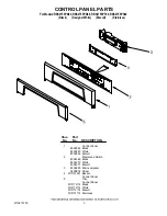 Preview for 3 page of Whirlpool RBS275PVB00 Parts List