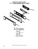 Предварительный просмотр 5 страницы Whirlpool RBS305PRB00 Oven Parts