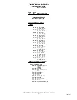 Предварительный просмотр 2 страницы Whirlpool RCS2002R Parts Manual