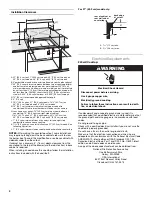 Предварительный просмотр 4 страницы Whirlpool RCS2002RS - Electric Cooktop Installation Instructions Manual