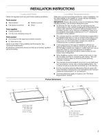 Предварительный просмотр 3 страницы Whirlpool RCS2002RS04 Installation Instructions Manual