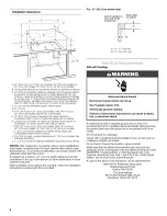 Предварительный просмотр 4 страницы Whirlpool RCS2002RS04 Installation Instructions Manual