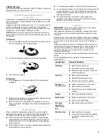 Предварительный просмотр 5 страницы Whirlpool  RCS2012RS Use & Care Manual