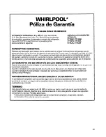 Предварительный просмотр 69 страницы Whirlpool REFRIGERATOR Use And Care Manual