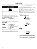 Preview for 6 page of Whirlpool RF110AXSQ0 Use & Care Manual