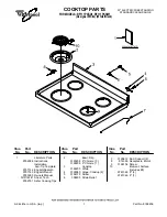 Preview for 1 page of Whirlpool RF111PXSQ1 Parts List