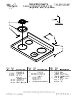 Whirlpool RF114PXSB3 Parts List preview