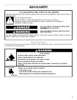 Preview for 3 page of Whirlpool RF196LXK Use And Care Manual