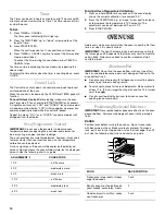 Preview for 10 page of Whirlpool RF196LXK Use And Care Manual