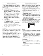 Preview for 12 page of Whirlpool RF196LXK Use And Care Manual