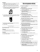 Preview for 17 page of Whirlpool RF196LXK Use And Care Manual