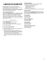 Preview for 19 page of Whirlpool RF196LXK Use And Care Manual