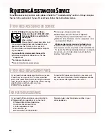 Preview for 38 page of Whirlpool RF199LXH Use And Care Manual