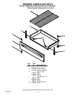 Предварительный просмотр 5 страницы Whirlpool RF262LXS Parts List