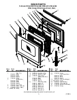 Предварительный просмотр 6 страницы Whirlpool RF262LXS Parts List