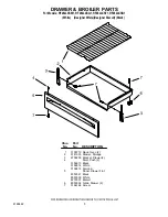 Предварительный просмотр 5 страницы Whirlpool RF262LXSB1 Parts List