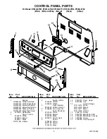 Предварительный просмотр 2 страницы Whirlpool RF263LXTB0 Parts List