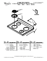 Whirlpool RF263LXTB3 Parts List preview