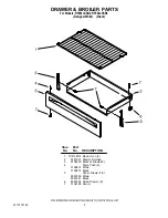 Preview for 5 page of Whirlpool RF264LXSB2 Parts List