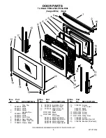 Preview for 6 page of Whirlpool RF264LXSB2 Parts List