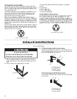 Предварительный просмотр 4 страницы Whirlpool RF265LXTS Installation Instructions Manual