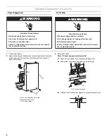 Предварительный просмотр 6 страницы Whirlpool RF265LXTS Installation Instructions Manual